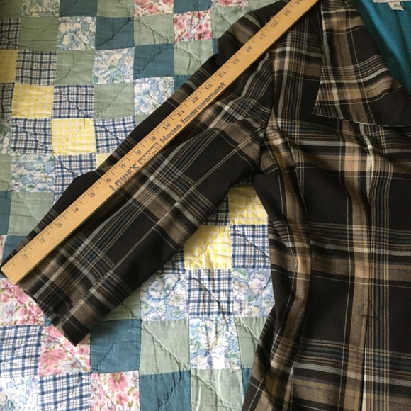 Jacket/Blazer, crop, cotton, Size 12, plaid - Picture 12 of 13